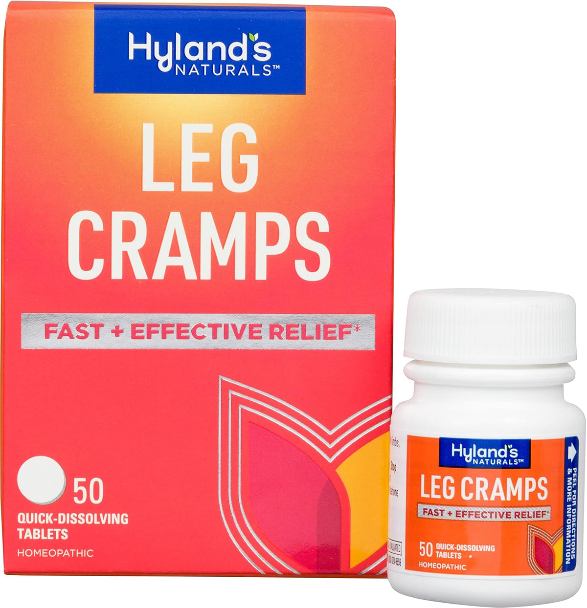 Hyland&#39;s Leg Cramps Tablets, Natural Relief of Calf, Leg and Foot Cramp, 50 Count