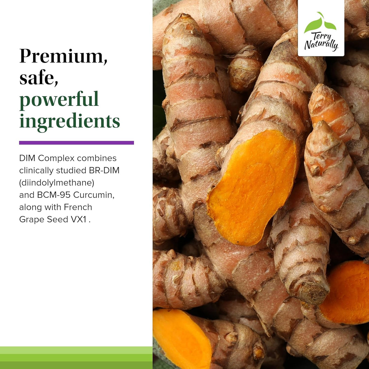 Terry Naturally DIM Complex - Dietary Supplement with BCM-95 Curcumin - Supplement to Support Healthy Hormone Balance, Liver Health & Menopause Symptom Relief - 30 Capsules