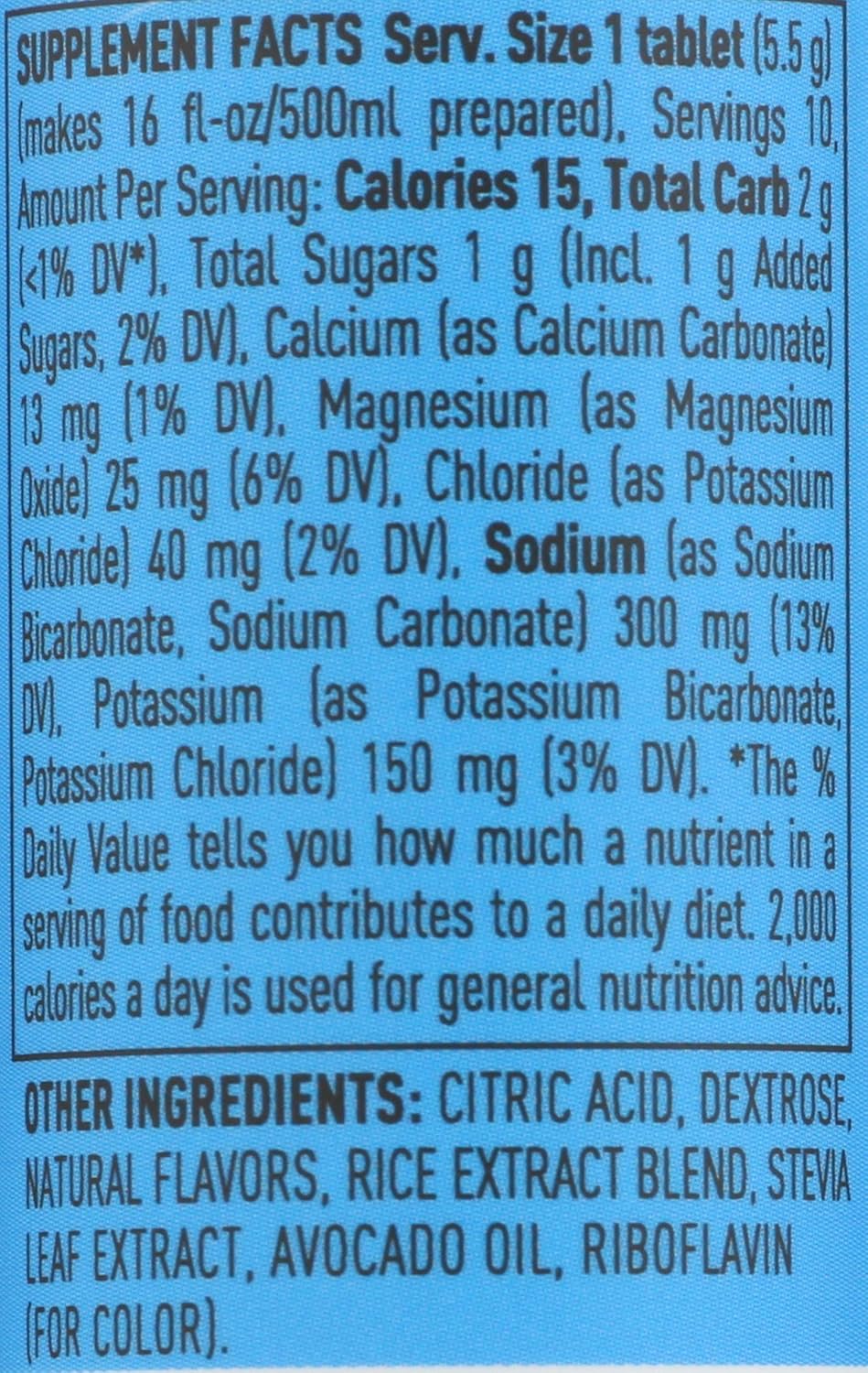 NUUN Lemon Lime Electrolyte 10tab