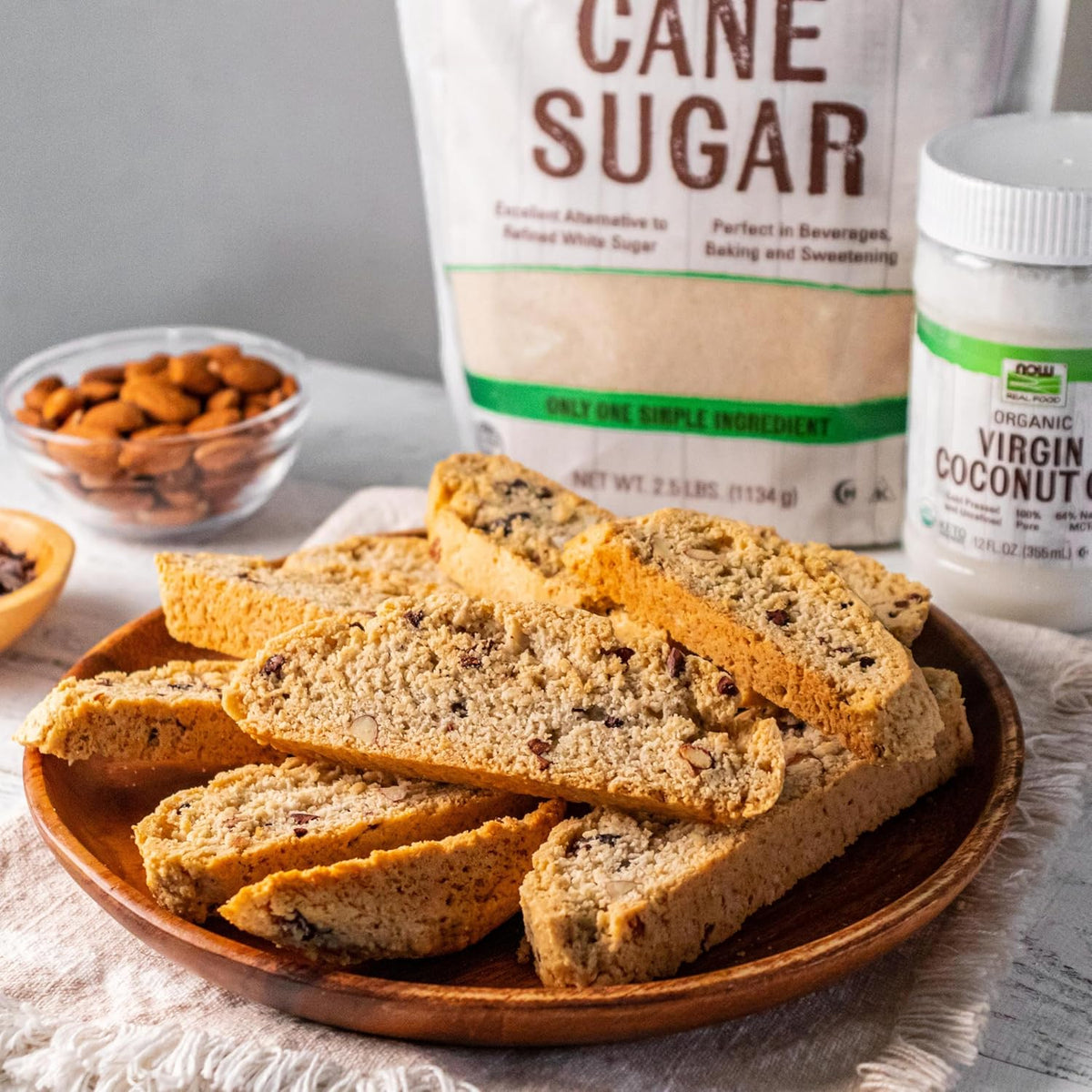 NOW Foods, Certified Organic Cane Sugar, Powder from Pure Evaporated Cane Syrup, Excellent Substitute for Refined White Sugar, Certified Non-GMO, 2.5-Pound.