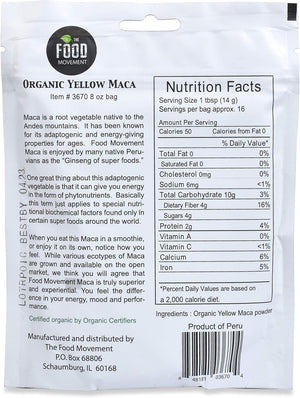 The Food Movement Yellow Maca