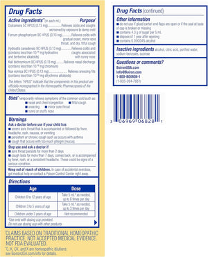 Boiron Chestal Kids Cold & Cough Homeopathic Medicine For Cold & Cough 6.7 fl oz Liquid