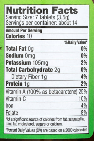 Pines Organic Wheat Grass 500 Mg Tablets, 100 Count