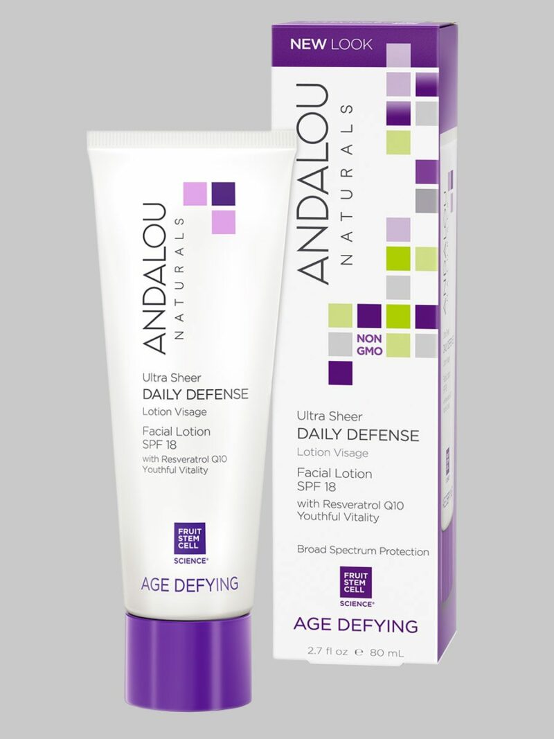 Andalou Naturals Ultra Sheer Daily Defense Facial Lotion SPF 18