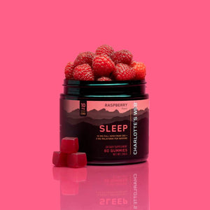 Charlotte’s Web Hemp Extract Infused Gummies for Sleep Raspberry Flavor 60 Gummies