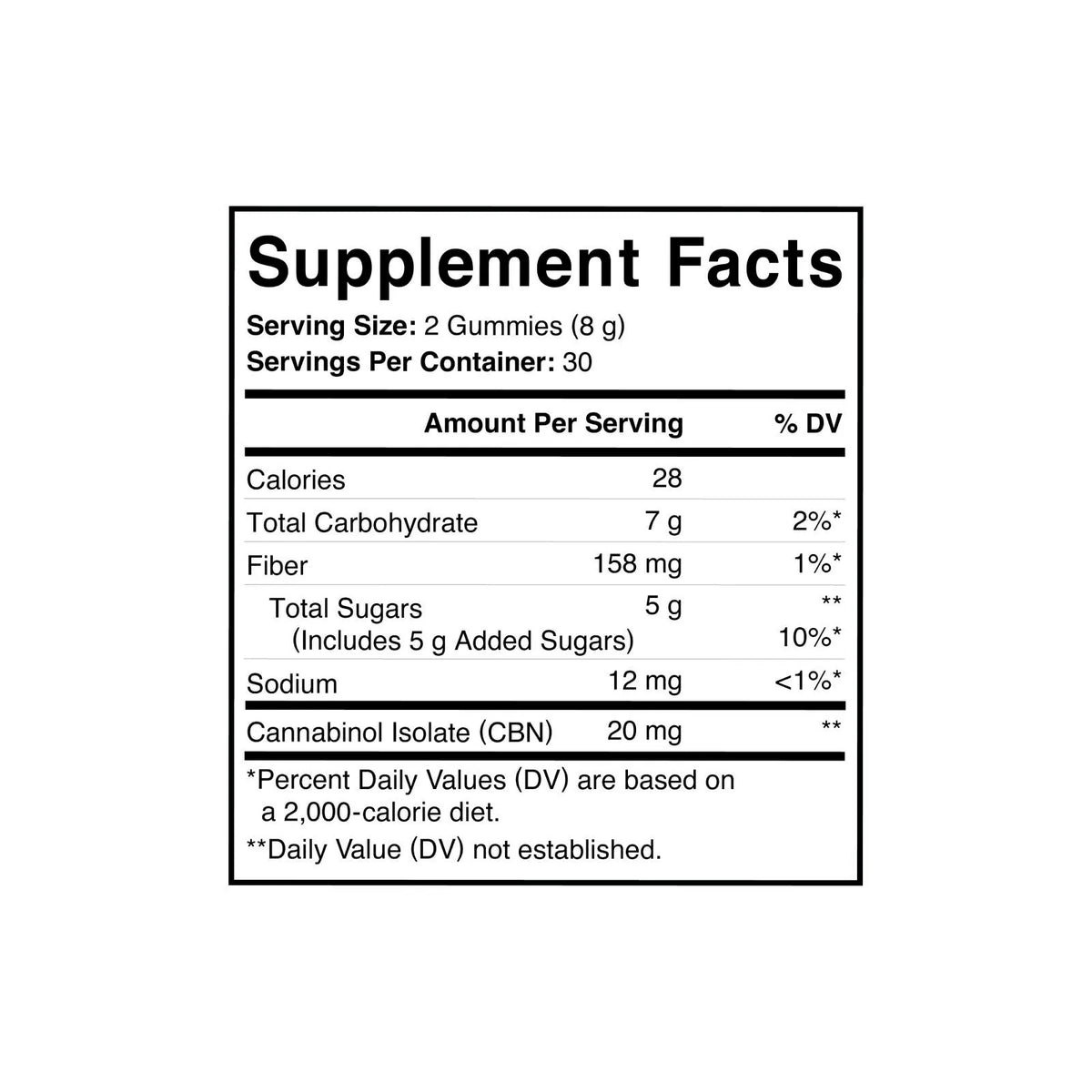 Charlotte’s Web, 20mg Stay Asleep CBN Gummies, Huckleberry, Isolate THC-Free, 60ct, 600mg CBN