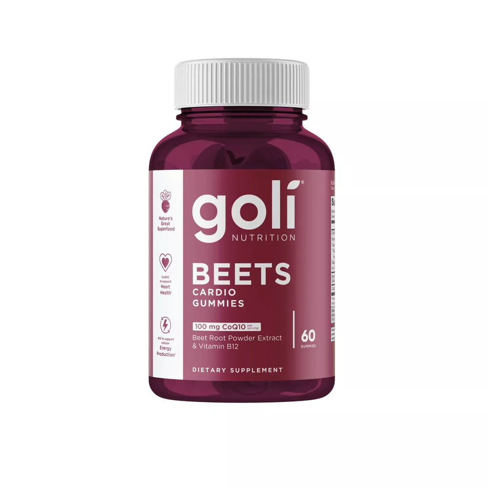 Goli Nutrition Beets Cardio Gummies -- 60 Gummies