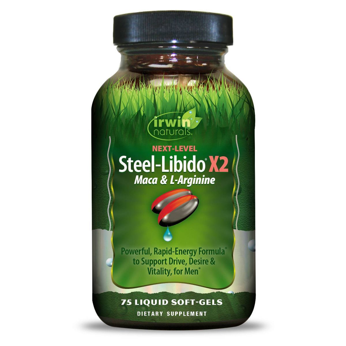 Irwin Naturals Next Level Steel Libido X2 Dietary Supplements Softgels - 75ct