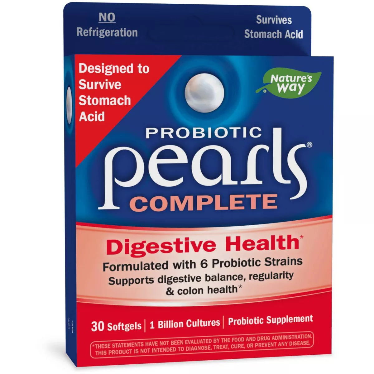 Nature&#39;s Way Probiotic Pearls Complete Softgel - 30ct