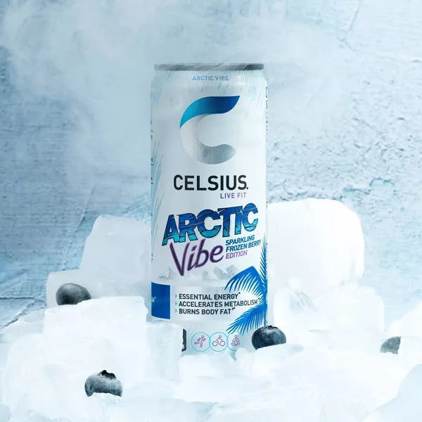CELSIUS Sparkling Arctic Vibe Functional Energy Drink - 12 fl oz Can