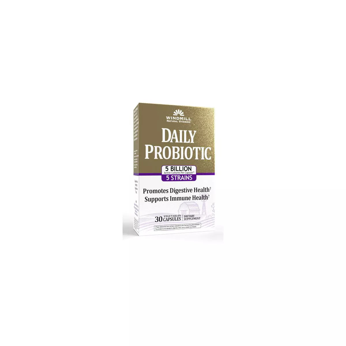 Windmill Daily Probiotic 5 Billion 30 Caps