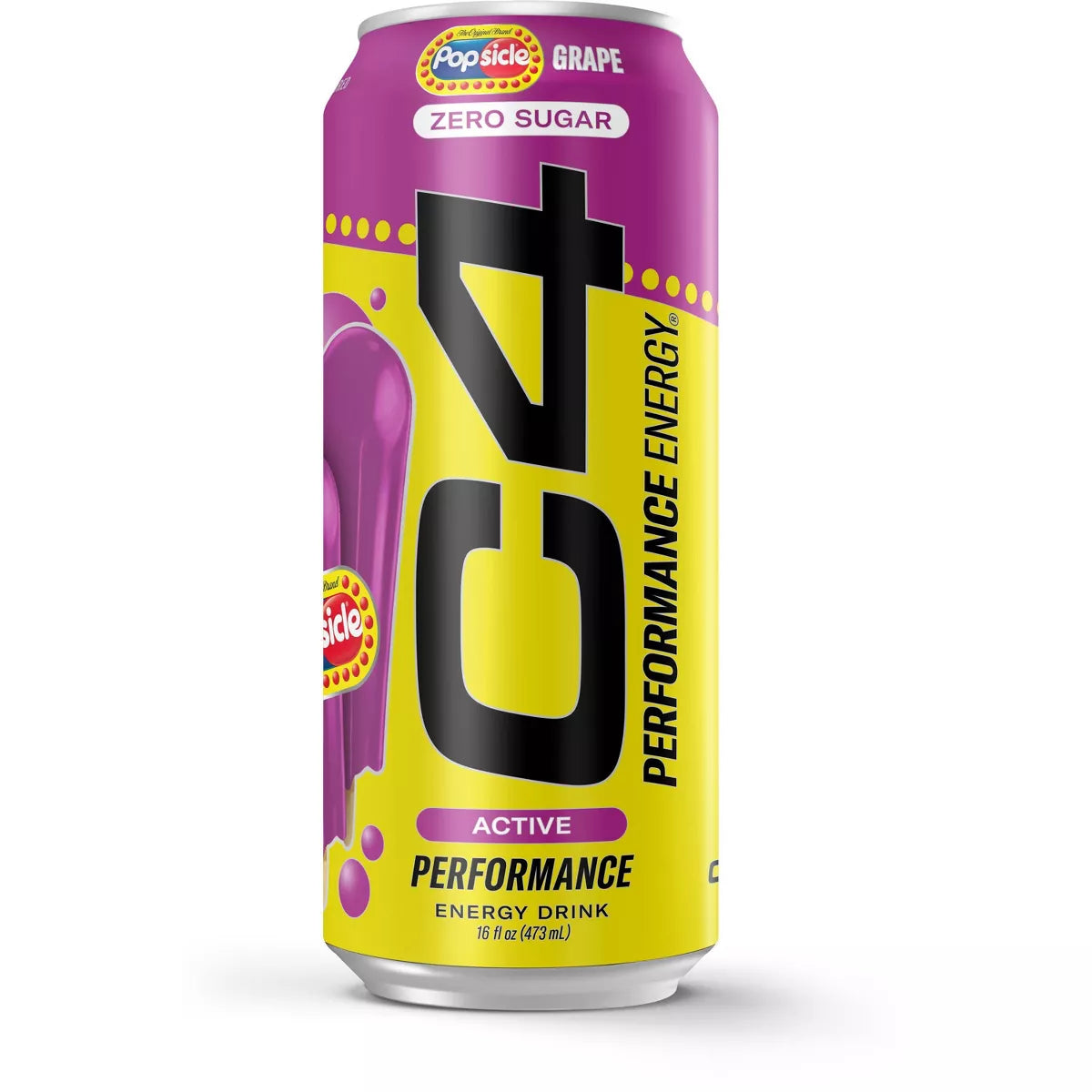 C4 Performance Grape Popsicle Energy Drink - 16 fl oz Can