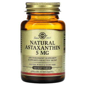 Solgar Astaxanthin -- 5 mg - 60 Softgels