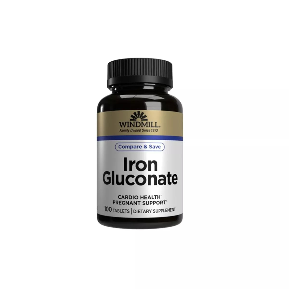 Fe Gluconate 27MG, 100 Tablets