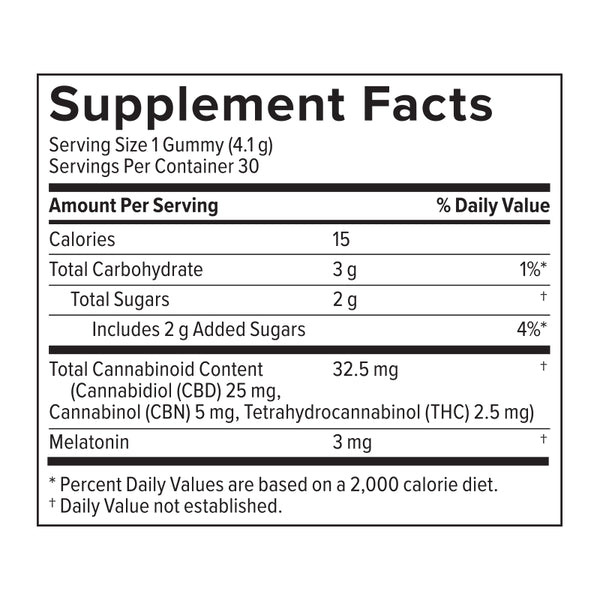 PlusCBD, Reserve Sleep Melatonin CBD Gummies, Blackberry, Full Spectrum, 30ct, 75mg THC + 150mg CBN + 750mg CBD