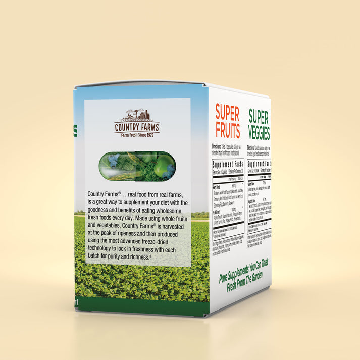 Country Farms Super Fruits &amp; Veggies 180 caps