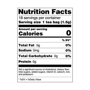 Organic Black Cohosh Root Tea - Kosher, Caffeine-Free, GMO-Free - 18 Bleach-Free Tea Bags