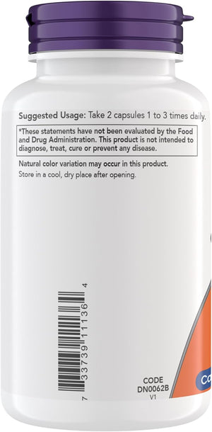 Now Supplements, L-Carnitine 250 mg, Purest Form*, Amino Acid*, Fitness Support*, Metabolic Support, Gluten Free, Vegan, Kosher, Non-GMO, 120 Vegetarian Capsules