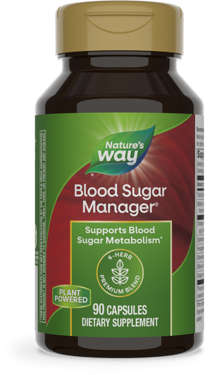 Nature's Way, Blood Sugar Manager, Premium Blend, 90 Capsules