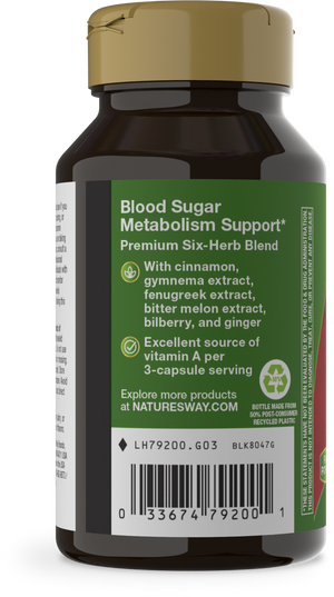 Nature's Way, Blood Sugar Manager, Premium Blend, 90 Capsules