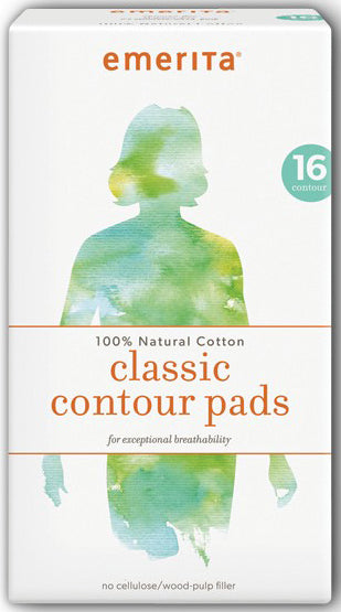 Emerita Natural Cotton Pads 16 count