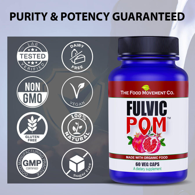The Food Movement- Fulvic Pom- 60vcaps