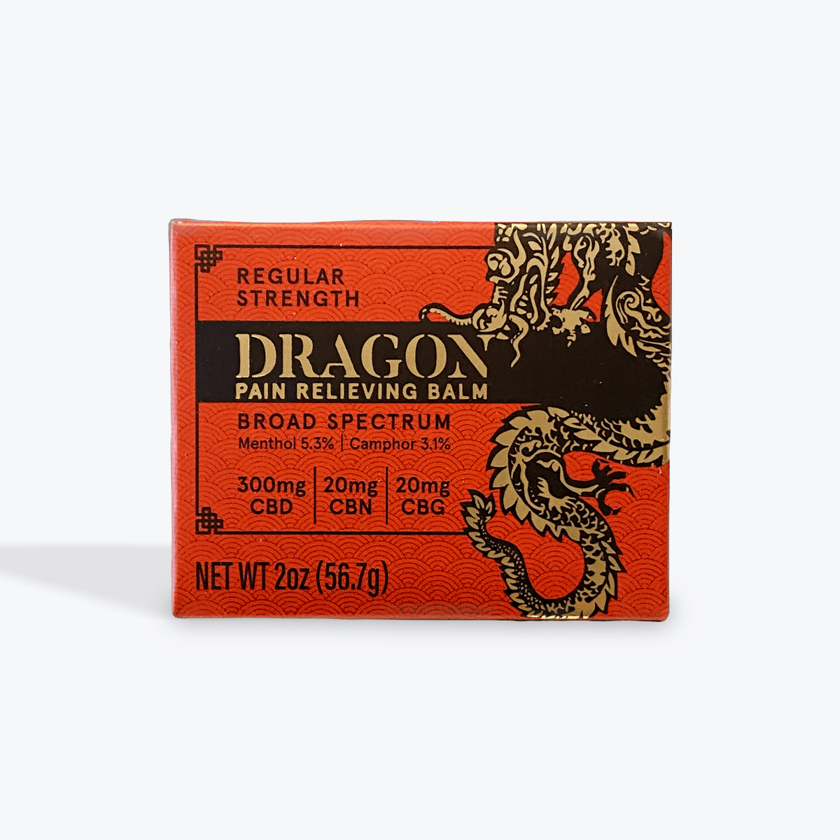 DRAGON Regular Strength Broad Spectrum CBD/CBN/CBG 2oz jar