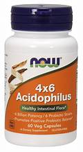 4x6 Acidophilus, 60 Veg Capsules