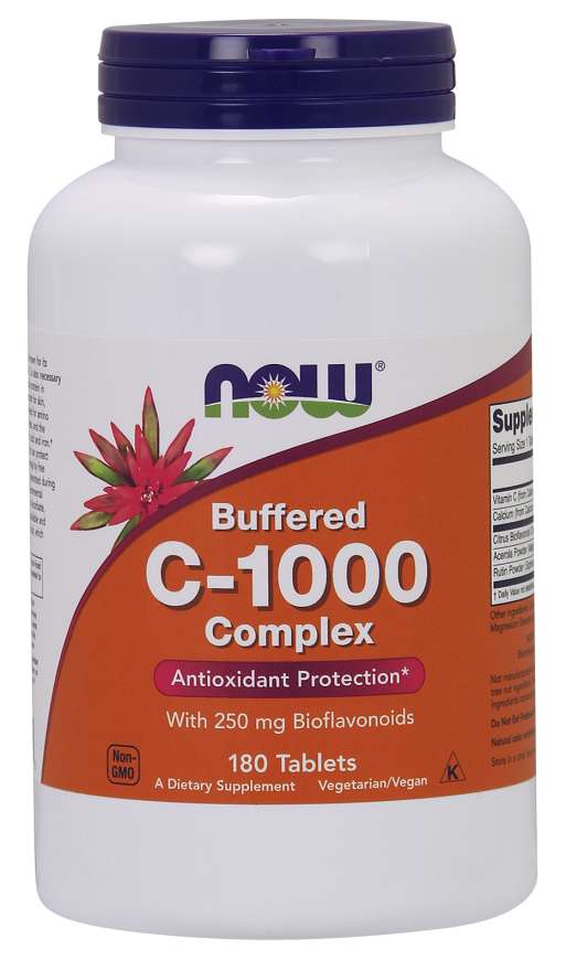 NOW Foods C-1000, 180 Tablets