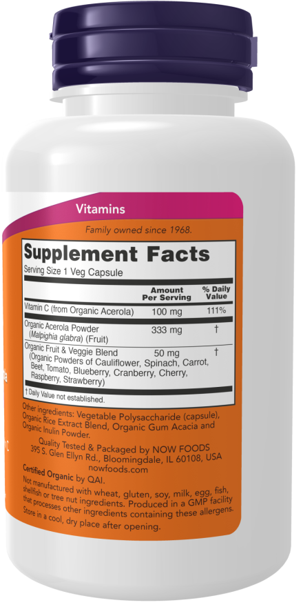 Tru-C Org Acerola 60vcaps