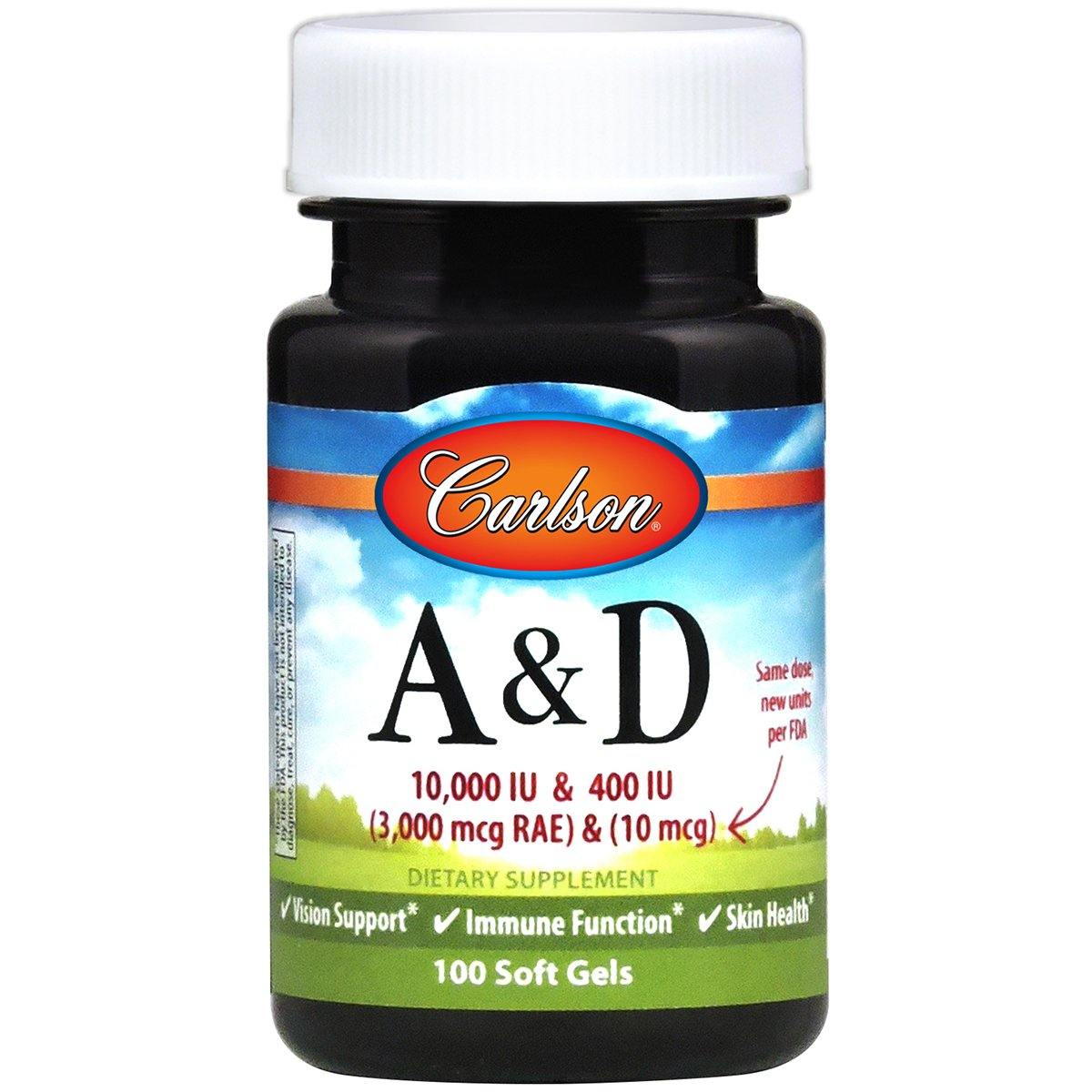Vitamins A &amp; D | 10,000 IU + 400 IU - Discount Nutrition Store