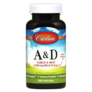 Vitamins A & D | 10,000 IU + 400 IU - Discount Nutrition Store