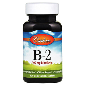 Vitamin B-2 | 100 Tabs - Discount Nutrition Store