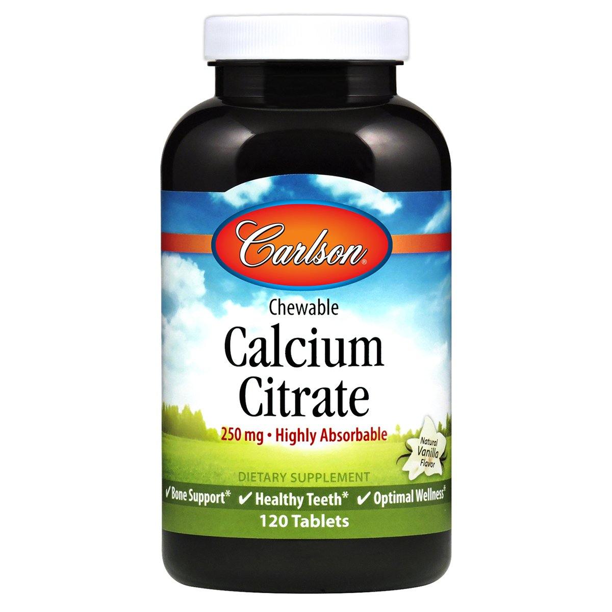 Chewable Calcium Citrate | 120 Tabs - Discount Nutrition Store