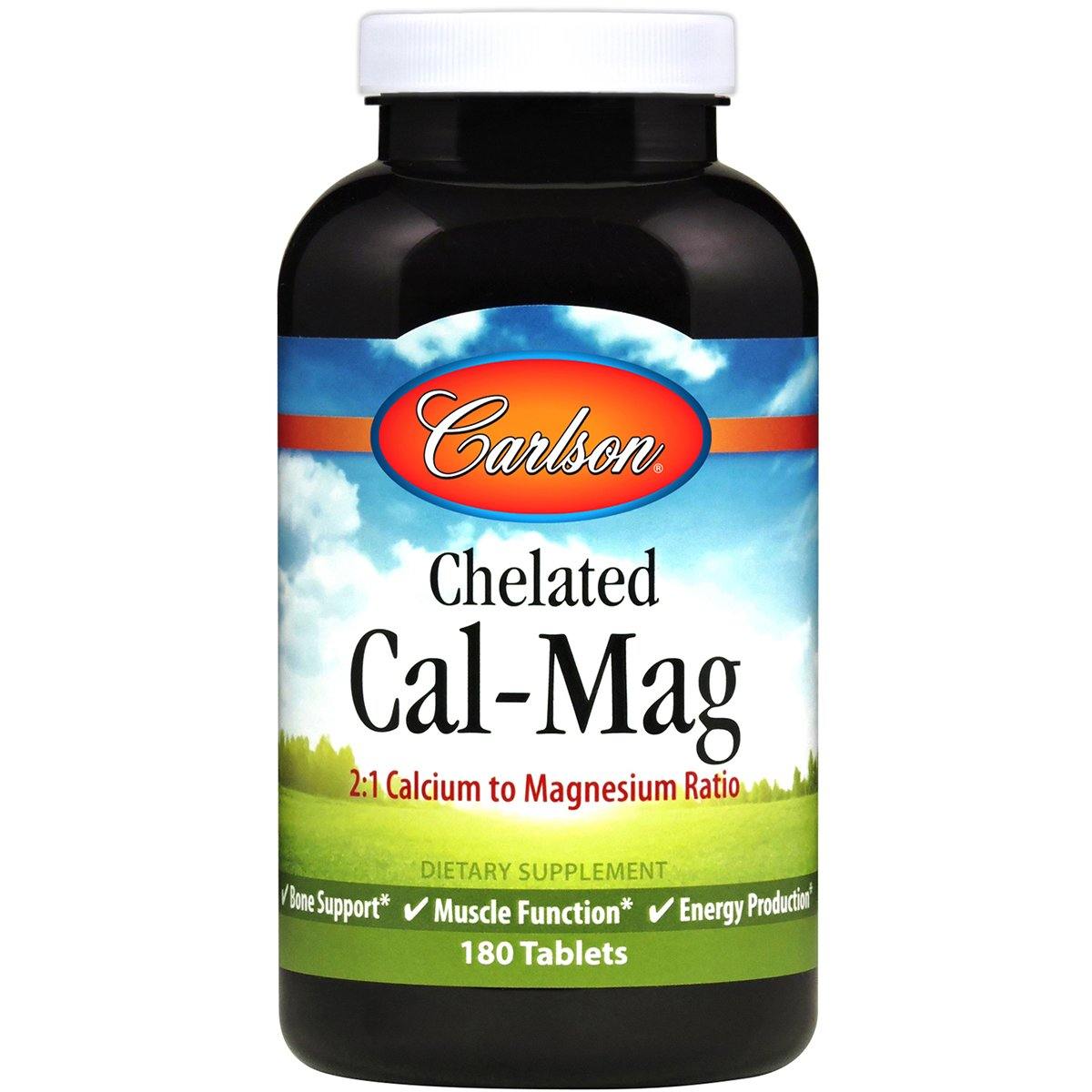 Chelated Cal-Mag | 180 TABS - Discount Nutrition Store