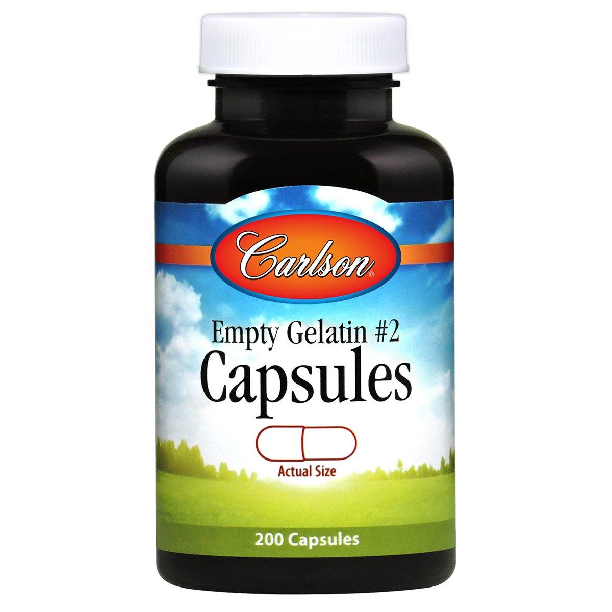 SMALL #2 Empty Gel Capsules | 200 CAPS - Discount Nutrition Store