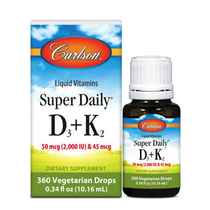 Super Daily® | D3 + K2 - Discount Nutrition Store