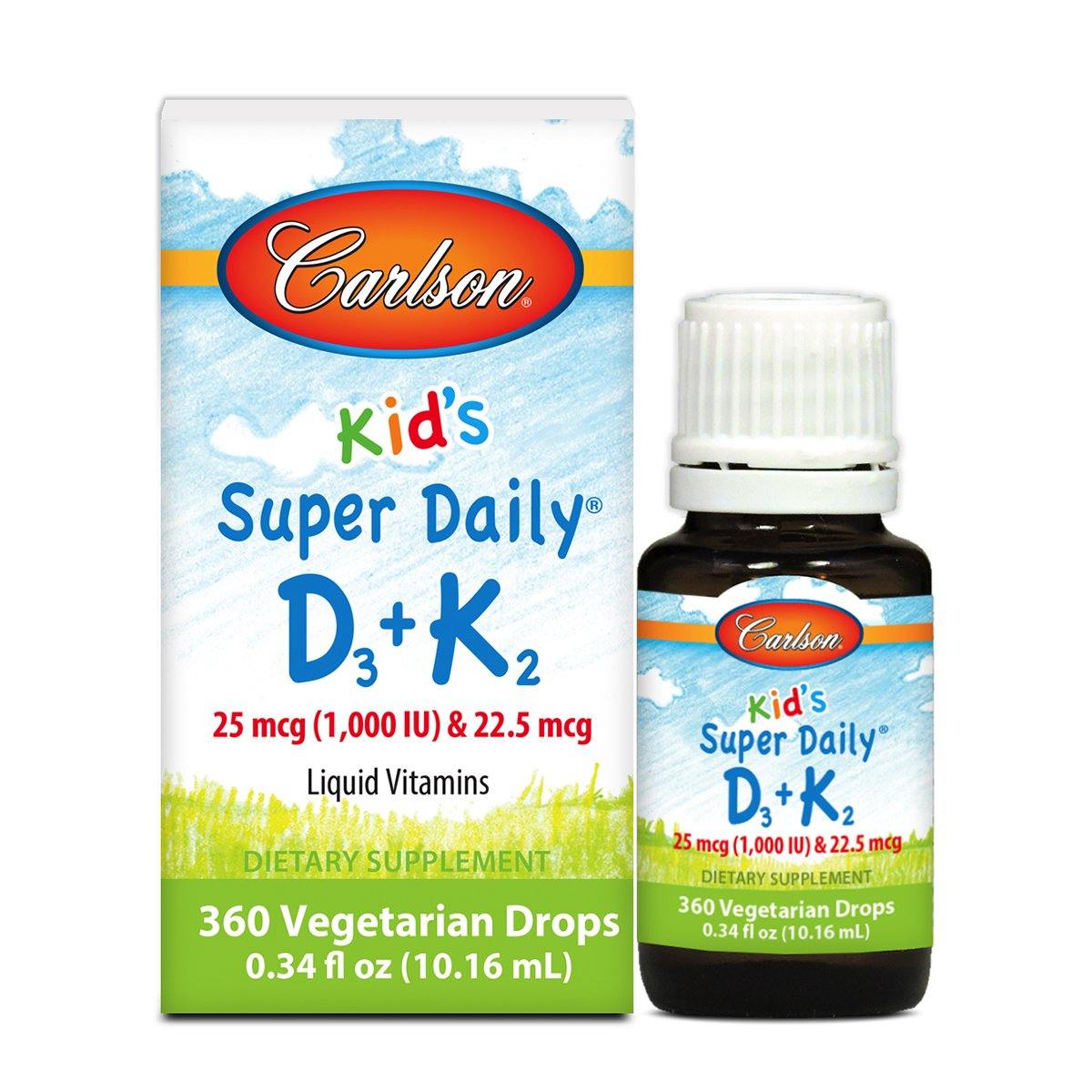 Kid&#39;s Super Daily® | D3 + K2 - Discount Nutrition Store
