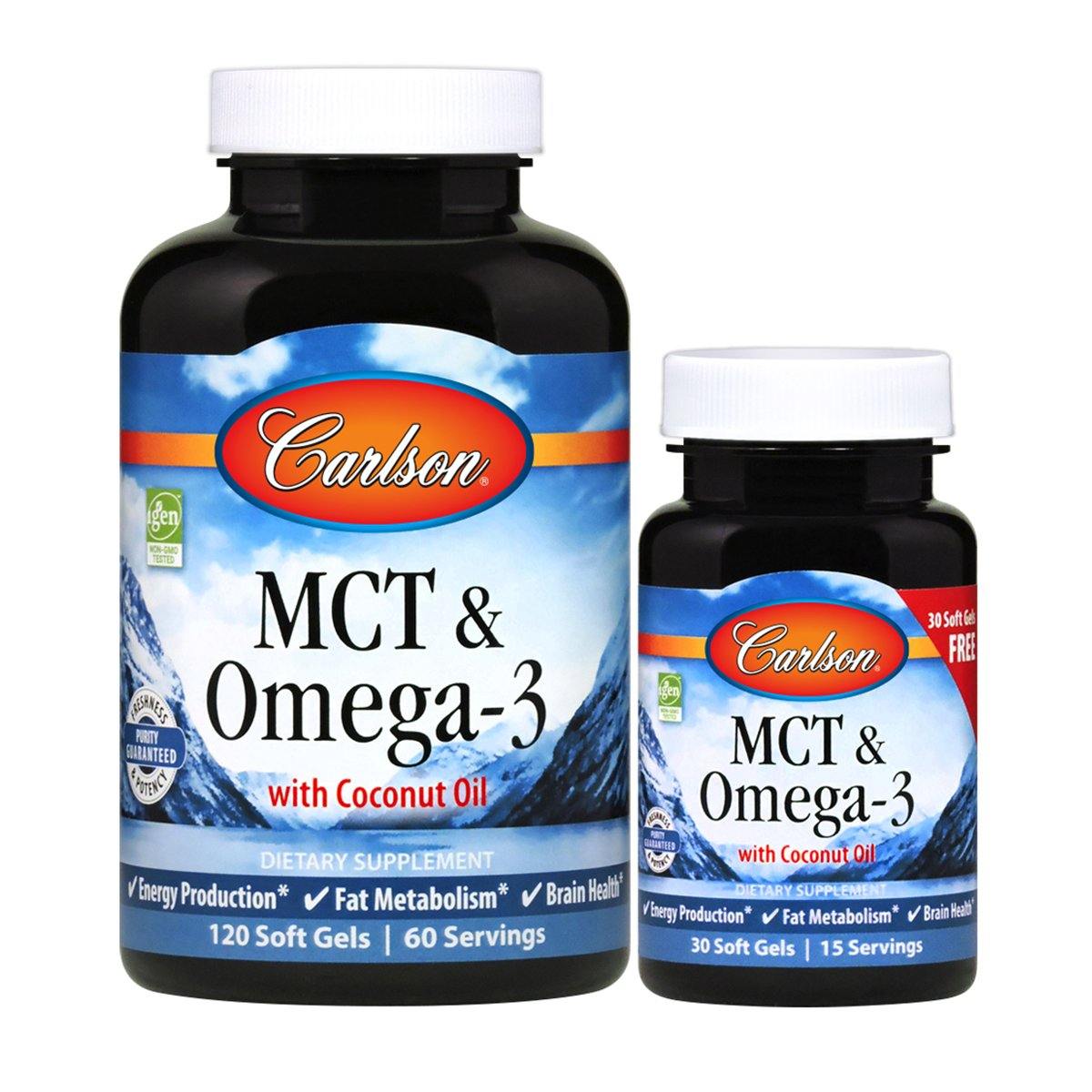 MCT &amp; Omega-3 | 120+30 SG - Discount Nutrition Store