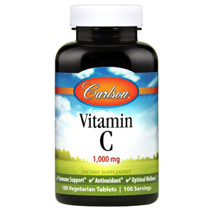 Carlson - Vitamin C 1,000 mg, 100 Count