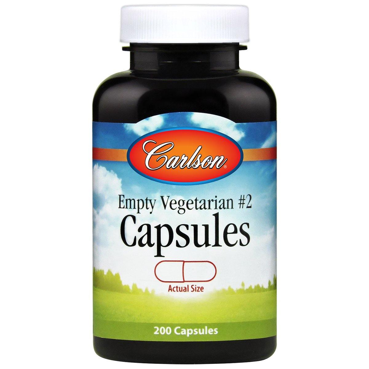 Empty Vegetarian Capsules | 200 CAPS - Discount Nutrition Store
