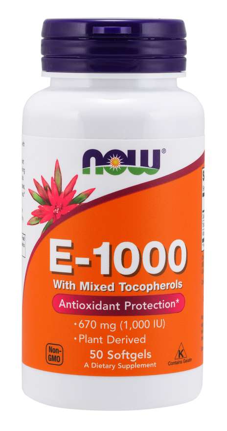 Vitamin E-1000 IU Mixed Tocopherols Softgels | Antioxidant Protection*
