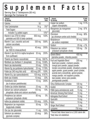 Bluebonnet Whole-food Based Liquid Multi, Multivitamin & Multimineral, 32oz