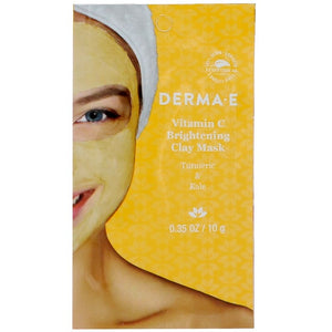 Derma E, Vitamin C Brightening Clay Mask, Turmeric & Kale, 0.35 oz