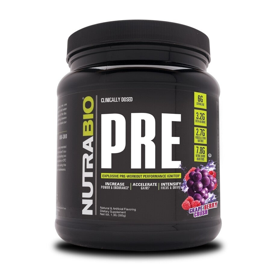 Nutrabio Pre Workout - Grape Berry Crush