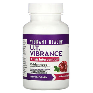 Vibrant Health, U.T. Vibrance, Crisis Intervention for Urinary Tract Health 50 Vegipure Tablets