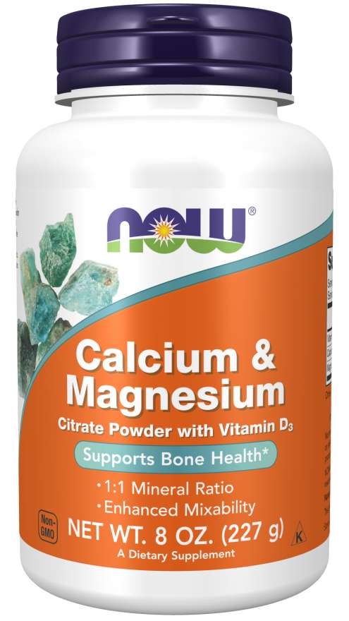 NOW Foods Calcium &amp; Magnesium, 8 oz