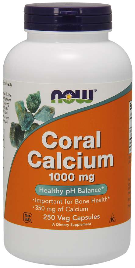 NOW Foods Coral Calcium, 1000 mg, 250 Veg Capsules