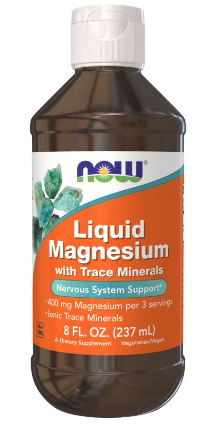NOW Foods Liquid Magnesium with Trace Minerals, 8 fl oz