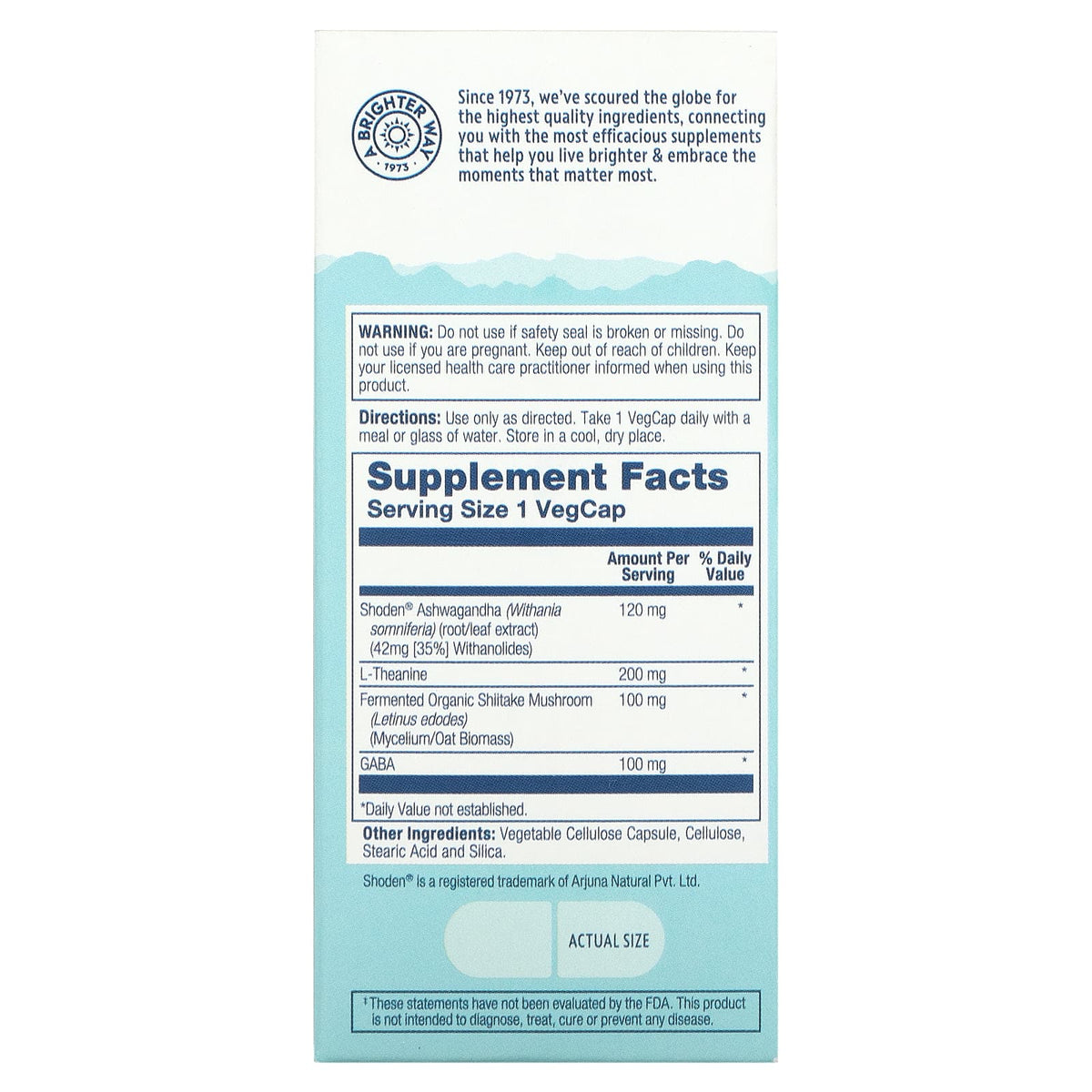 Solaray SharpMind Stress, 30 caps